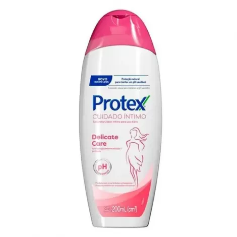 Protex Sabonete Líquido Íntimo Delicate Care 200ml suave antibacteriano