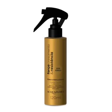 Tônico Finalizador Acquaflora Força Crescimento Resistência 120ml fortalecimento capilar ação estimulante