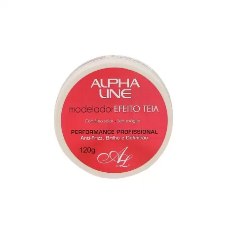 Pomada Modeladora Alpha Line Efeito Teia 120g brilho anti-frizz