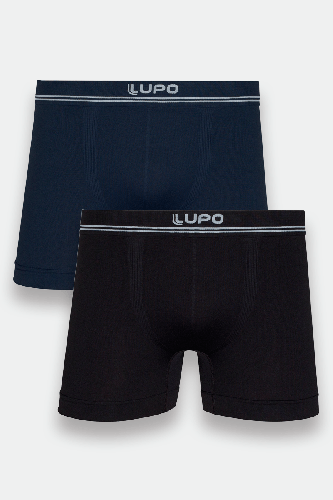 Lupo Kit 2 Cueca Boxer Microfibra Sem Costura M conforto respirabilidade