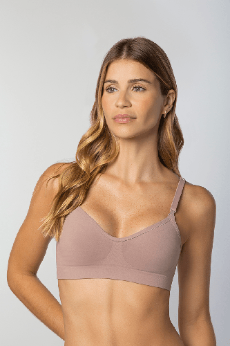 Sutiã Lupo Power Sem Bojo Nude Tamanho M sustentação conforto