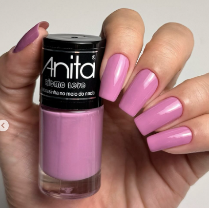 Anita esmalte ritmo leve casinha no meio do nada 10ml acabamento cremoso brilho intenso