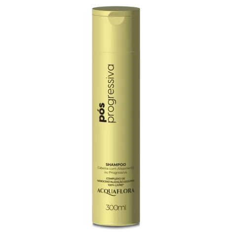 Acquaflora Shampoo Pós-Progressiva 300ml sem sulfato hidrataçao intensa