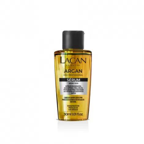 Sérum Capilar Lacan Argan Oil 55ml antifrizz reparador