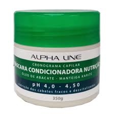 Máscara Condicionante Nutrição ControlFrizz Alpha Line 250g hidratante reparadora