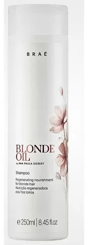 Braé Blonde Oil Shampoo 250ml nutritivo protetor da cor
