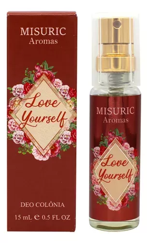 Misuric Love Yourself Perfume Feminino 15ml floral fresco luminoso