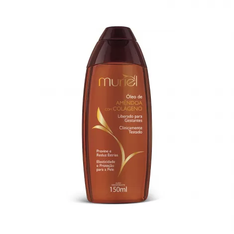Muriel Óleo Corporal para Banho Amêndoa e Colágeno 150ml hidratante desodorante
