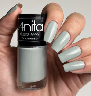 Anita esmalte Ritmo Leve Som do Rio 10ml cremoso longa duração