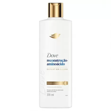 Dove Condicionador Reconstrução Aminoácido 370ml fortalecedor reparador