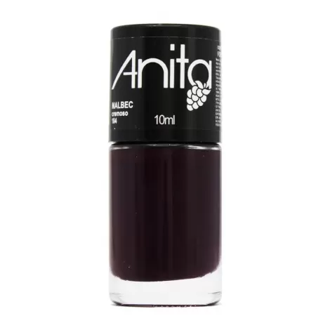 Esmalte Anita Malbec Cremoso 10ml intenso sofisticado
