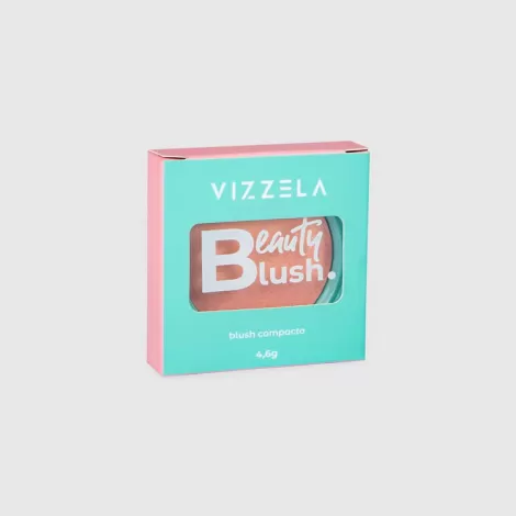 Vizzela Beauty Blush Beauty Glam 4.6g radiante hidratante vegano