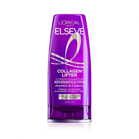 Elseve Condicionador Collagen Lifter 200ml hidratante redensificador