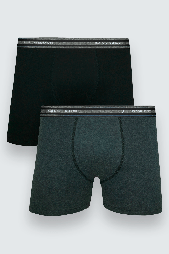 Kit com 2 cuecas boxer Lupo tamanho G conforto anatômico e ajuste