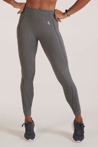 Lupo Sport Calça Legging Sem Costura M Grafite conforto elasticidade respirabilidade