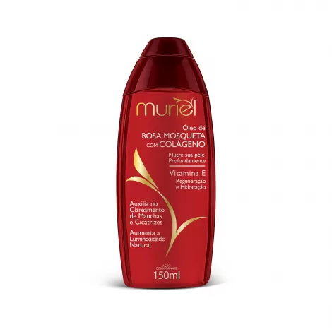 Muriel Óleo Corporal Rosa Mosqueta com Colágeno 150ml regenerador desodorante