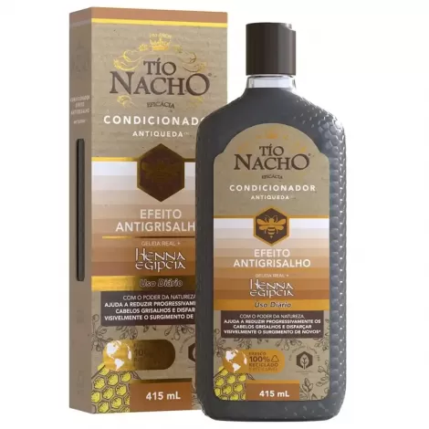 Tio Nacho Condicionador Antigrisalho 415ml fortalecedor tonalizante hidratante