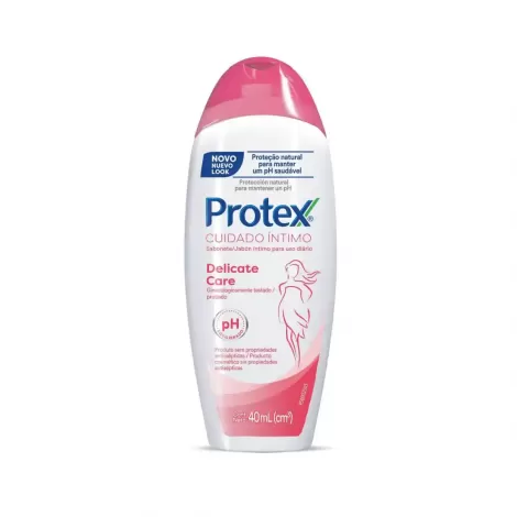 Protex Sabonete Líquido Cuidado Íntimo Delicate Care 40 ml suave antibacteriano