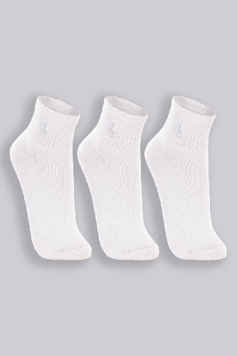 Meia Lupo Cano Médio Kit 3 Branco Tamanho M conforto ajuste