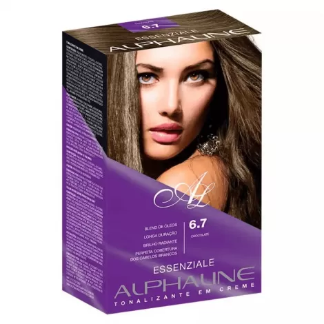 Alpha Line Tonalizante Essenziale 6.7 Chocolate 40ml hidratante antioxidante