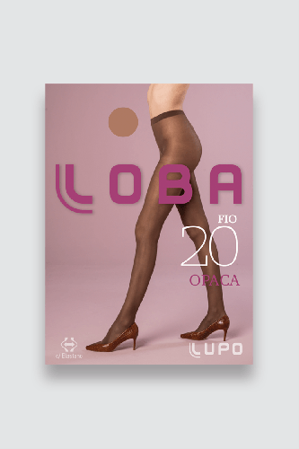 Lupo Meia Fina Opaca F 20 Pó De Arroz G resistente confortável