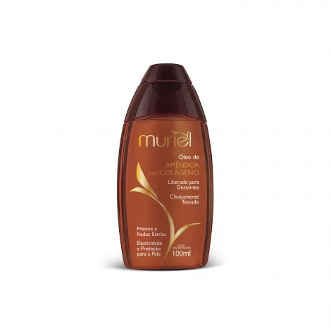 Muriel Óleo Corporal para Banho Amêndoa e Colágeno 100ml hidratante desodorante