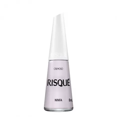 Risqué Esmalte Ninfa Cremoso 8ml delicado elegante hipoalergênico