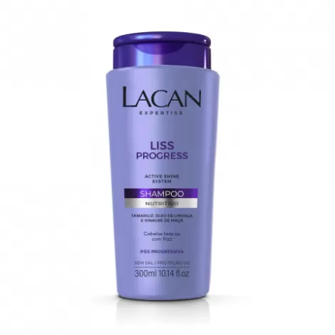 Shampoo Lacan Liss Progress 300ml nutritivo antifrizz