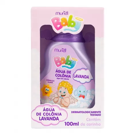 Muriel Baby Água de Colônia Lavanda 100ml suave refrescante