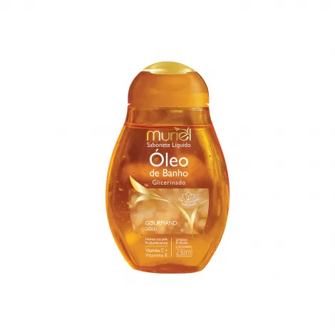 Muriel Sabonete Líquido Óleo de Banho Gourmand 230ml hidratante perfumado