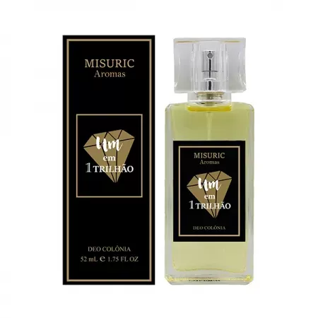 Misuric Um em 1 Trilhão Perfume Masculino 52ml amadeirado especiado sedutor