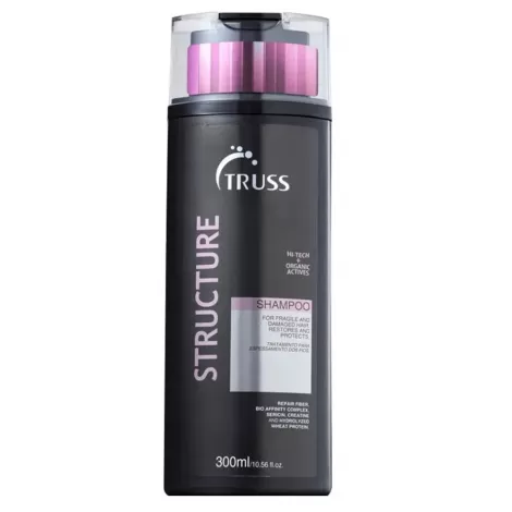 Shampoo Truss Professional Structure Danificados 300mL reconstrutor fortalecedor