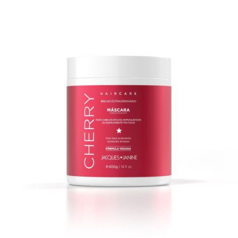Jacques Janine Haircare Máscara Cherry 400g hidratante nutritiva