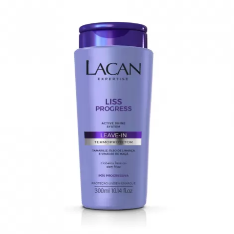 Leave-in Capilar Lacan Liss Progress 300ml nutritivo antifrizz