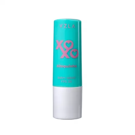 Vizzela Balm Labial Xoxo FPS 20 Bitoquinha 4g hidratante protetor solar