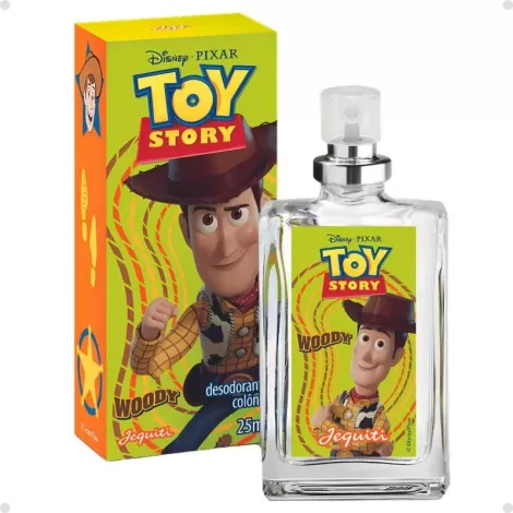 Jequiti Colônia Woody Toy Story Disney Desodorante 25ml divertida refrescante