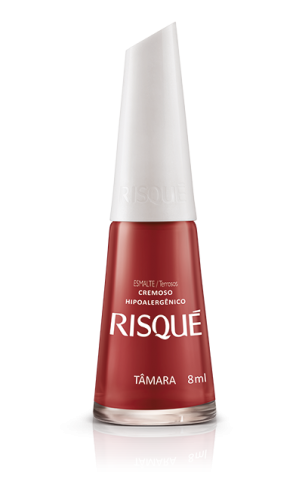Risqué Esmalte Cremoso Tamara 8ml alta cobertura hipoalergênico