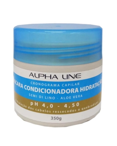 Máscara de Hidratação Profunda Alpha Line Cronograma Capilar 350g nutritiva antioxidante
