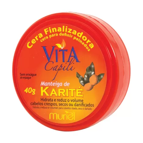 Muriel Cera Finalizadora Vita Capili Manteiga de Karité 40g modeladora hidratante