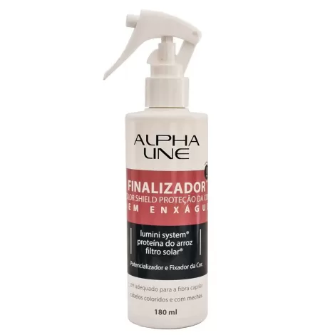 Finalizador Alpha Line Colour Shield 180ml protetor cor hidratante reparador