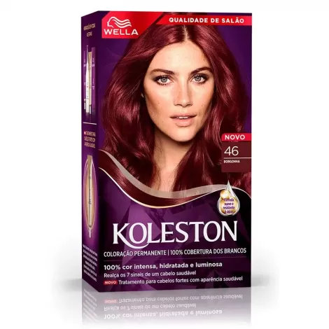Koleston Tintura 46 Borgonha 125g hidratante nutritiva
