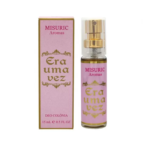 Misuric Perfume Feminino Era Uma Vez 15ml fragrância doce encantadora